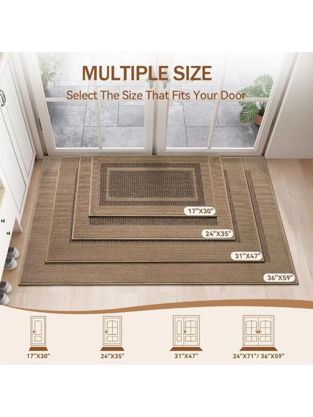 Dirt Trapping Indoor Entry Mat, 17